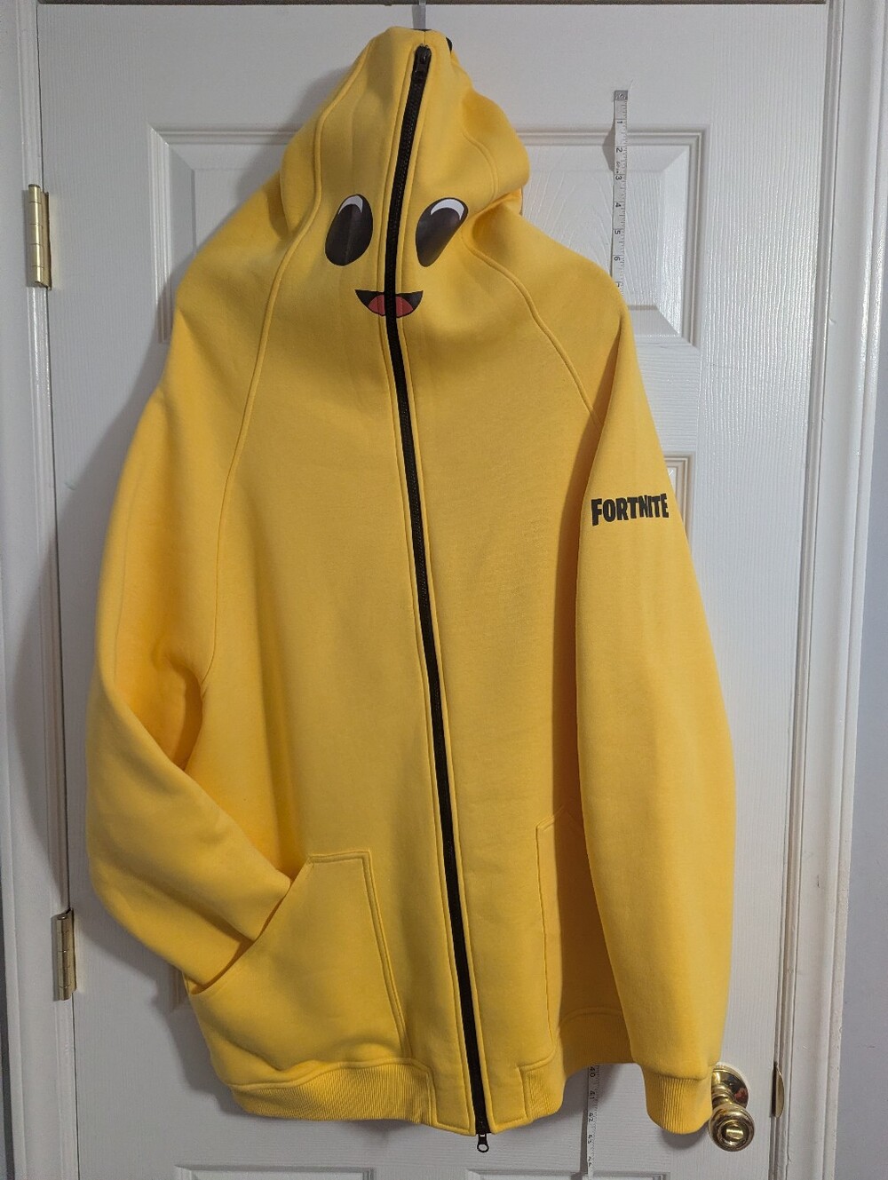Fortnite Banana Full-Zip Hoodie with Face Graphic